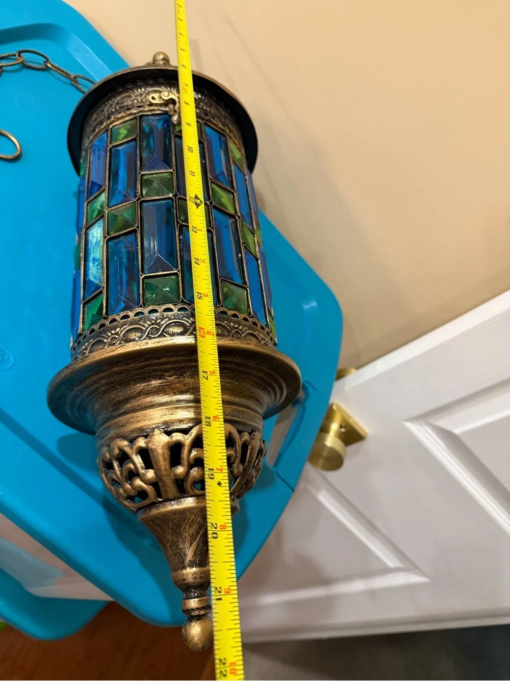 Pier 1 Turkish Moroccan Hanging Candle Holder Decorative Lantern
